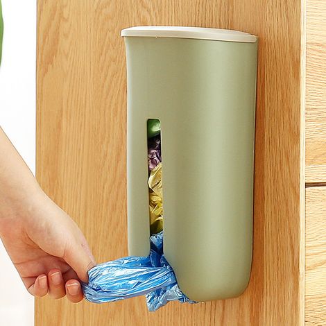 Supermarkt-Tütenspender – Plastiktüten-Organizer, großes Fassungsvermögen, einfache Montage, modernes Design, umweltfreundlich (1/5)