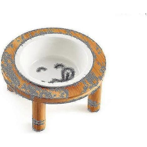 Support pour gamelles de chat et de chien, gamelle en céramique (petite) Yanlieso (1/2)