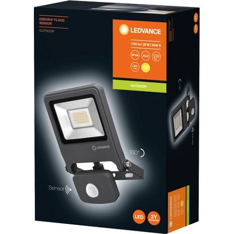 Proyector Endura Flood 20w 1600lm 3000k Gris Oscuro - Ledvance