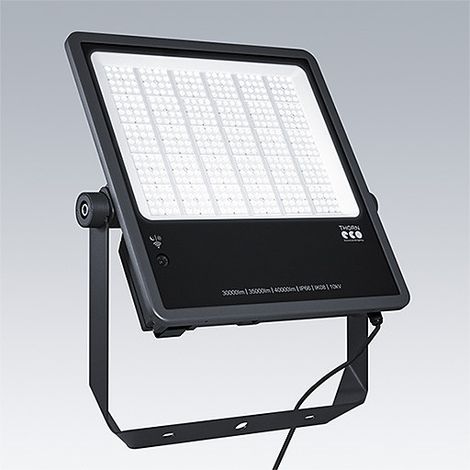 Projecteur à détecteur de mouvement 300 W LED extérieur – Indice de protection IP66 – Finition anthracite en aluminium – 40000 lm – Thorn Eco