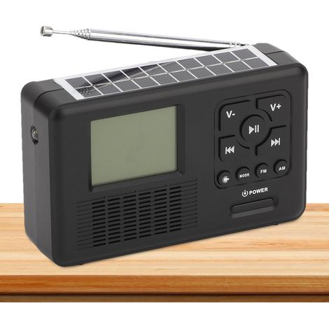 Radio météo, 2000 mAh RAD io à manivelle, manivelle solaire (1/5)