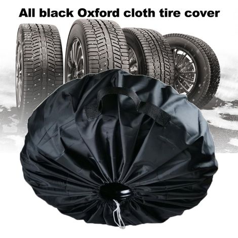 Housse de pneu en tissu Oxford, housse de roue de secours universelle, housse de protection contre la poussière pour pneu de voiture, sac de rangement de protection (1/5)