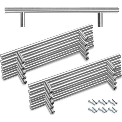 TolleTour Möbelgriffe Schrankgriffe Küche Schrankgriff Bad Küchengriff Büro Türgriff 220x160x10MM 100 Stück (1/5)