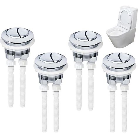 38mm Toilet Flush Buttons, Double Push Button Toilet Flush, Water Saving Mechanism (1/5)