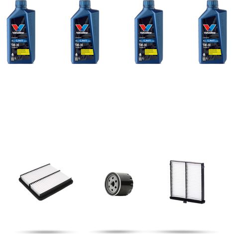 Kit tagliando 3 FILTRI e 4L OLIO compatibile con Mazda 3 (BM) 2.0 Skyactiv-G 165 121kw dal 2013 (1/5)