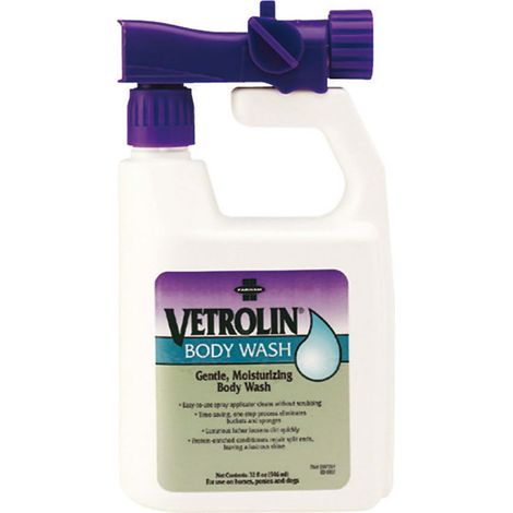 VETROLIN BODY WASH Farnam shampoo concentrato con erogatore incorporato per applicazione rapida 946 ml (1/2)