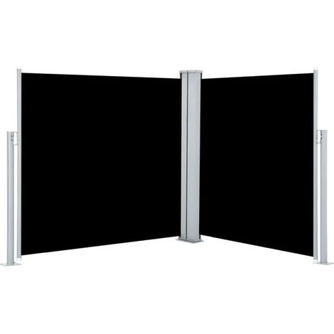 Store latéral rétractable, marron, 120 x 600 cm (1/5)