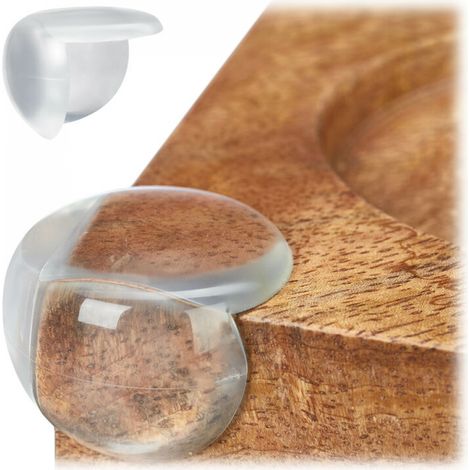 Eckenschoner für Babymöbel, 12 Stück, Kantenschutz für Möbel und Tische, PVC, selbstklebend
