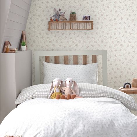 Papier peint intissé Laura Ashley Alphabet Dove 1005 x 52cm Gris (1/5)