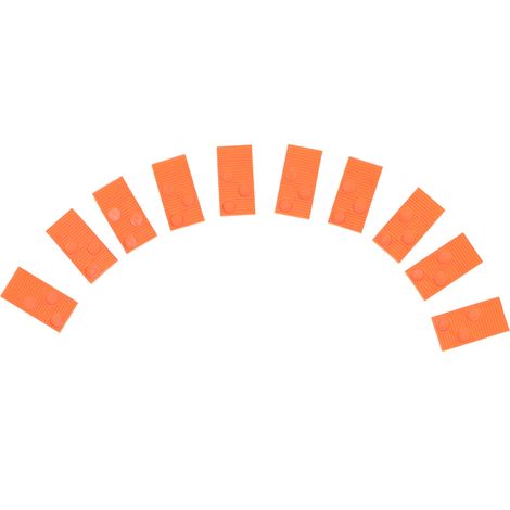 Kit de pose de revêtements de sol (20 pièces) pour carrelage et stratifié, orange. (1/5)