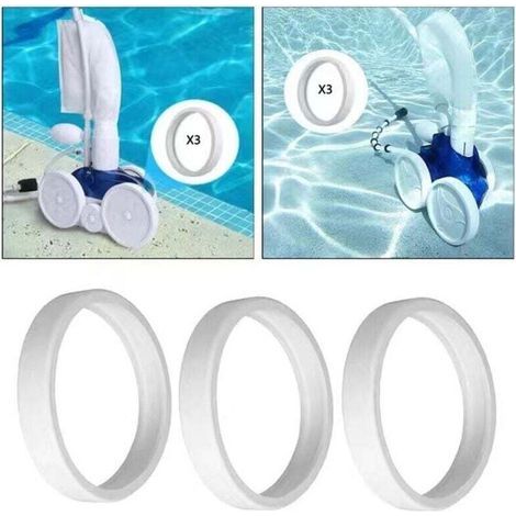 280 Pneus de Rechange de Piscine,pour Usage pour Nettoyeur de Piscine Polaris s'adapte à Polaris 180,280,360,380, C-10 / C10 (3 pièces)