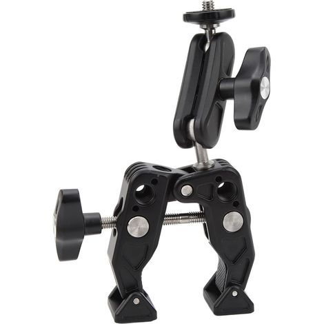 Super Pince Pince à Crabe en Alliage d'aluminium Caméra de Force Multifonctionnelle Support Fixe Objets comme sur Les Tubes de Bureau Le C à Travers la de Boîte Fixera la Caméra (1/5)