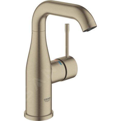 Grohe – Mitigeur de lavabo nickel brossé – Hauteur 193 mm – Cartouche céramique 28 mm – Économie d'eau – 23488EN1 (1/3)