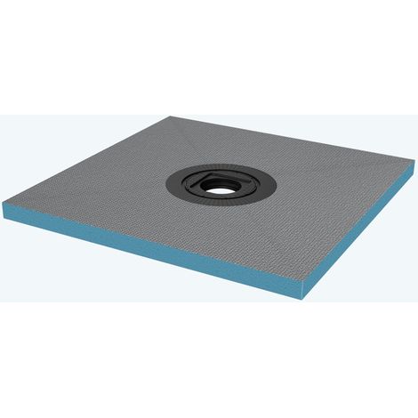 doporro Piatto Doccia Pronto da Piastrellare in Estruso Rigida Polistirene Tagliabile per Bagno Dimensione 75x75x4 cm