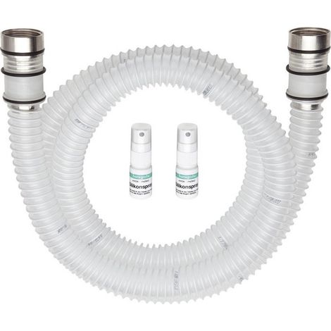 Hansgrohe Secuflex tubo protector para batería americana y grifería de 4 agujeros, 2,00 m, 94108000
