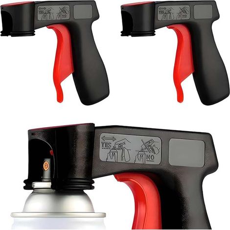 Support de poignée, Lot de 2 accessoires pour machine à peinture - Poignée pour pistolet à peinture - Porte-bouteille - Porte-bombe (1/5)