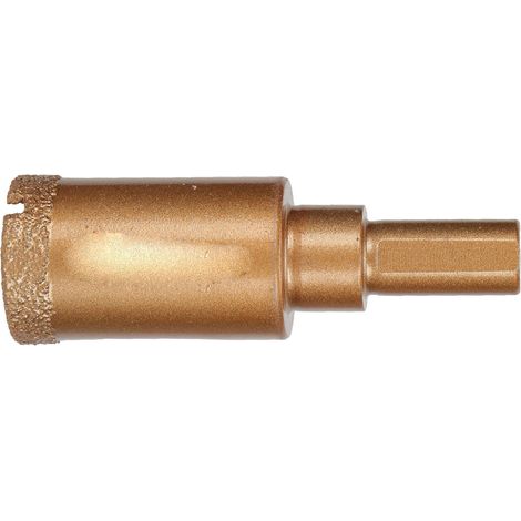 Forets diamantés brasés pour scie cloche, verre, granit, marbre et carrelage céramique, 22 mm
