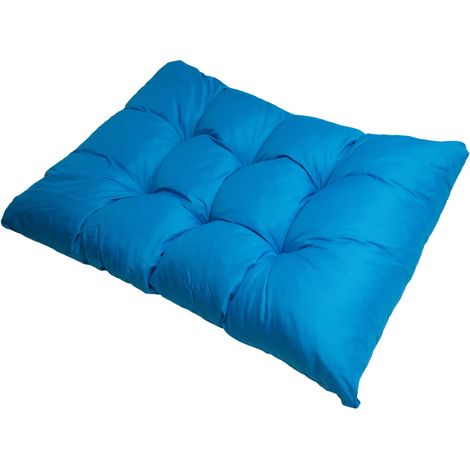 Coussin pour palettes 120 x 50 cm, coussins canapé, coussin de sol/ coussin palette in-extérieur Bleu, SETGARDEN (1/4)