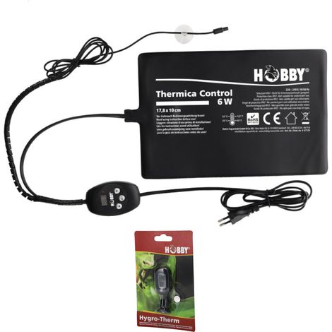 Hobby Thermica Control 6 W inkl. Hygro-Therm - Heizmatte + Hygrometer / Thermometer (1/5)