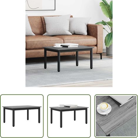 Table basse bois d'ingénierie - Table basse Gris Sonoma 70 x 50 x 36 cm Bois d'ingénierie (1/5)