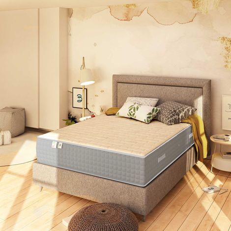 Baldiflex Materasso Molle e 3 Cm Memory Altezza 25 Cm Luxury Singolo 85x190 cm