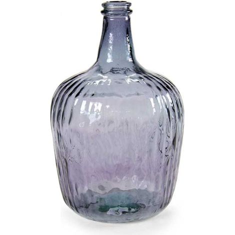 BOTTIGLIA DECORATIVA IN VETRO DA 8 LT IN COLORE PRUGNA (1/5)
