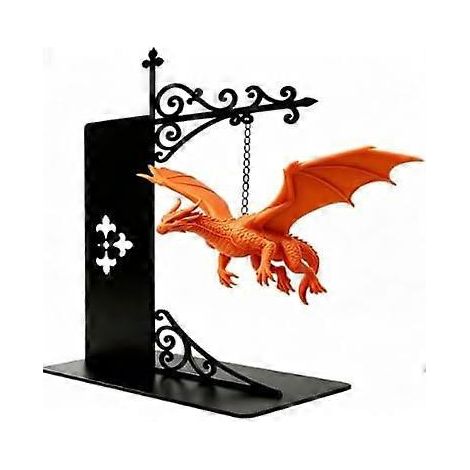 Lampe de bibliothèque dragon flottant veilleuse LED lumière chaude décoration féérique coin lecture ornement cadeau amoureux des livres 004 (1/5)