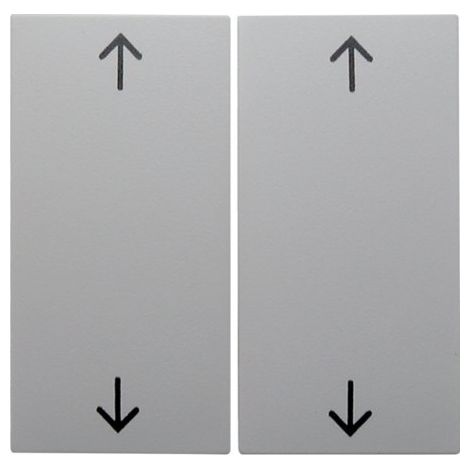 dispositivo de mando berker arrow symbol doble interruptor brillante