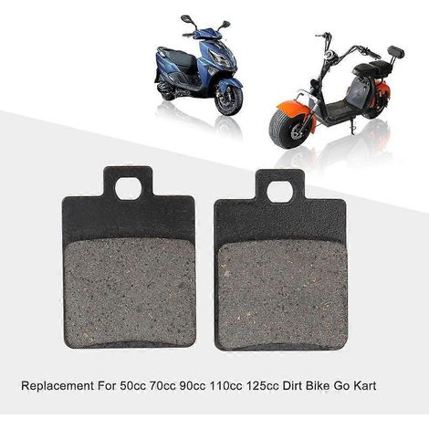 Plaquettes de frein métalliques arrière pour motos, quads et cyclomoteurs 50cc, 70cc, 90cc, 110cc et 125cc (1/4)