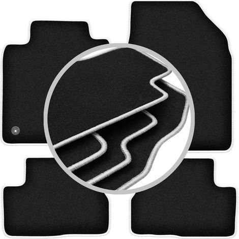 Tapis de sol Carlux argentés pour : Nissan Micra K12 hatchback (2002-2010) (1/5)