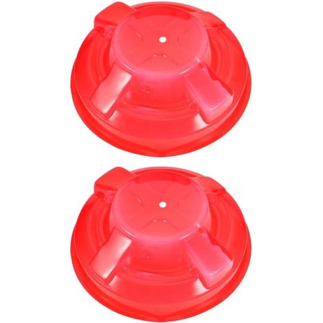 Couvercle du Détecteur De Fumée Cache Anti-Poussière pour Détecteur De Fumée 2 Pièces Protection pour Cuisine Pâtisserie Et Cuisson Plastique 4.25 X 4.25 X 1.42 in (1/5)