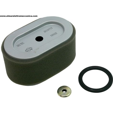 BRIGGS & STRATTON Filtro aria Serie 13H300, 13L300 orizzontale. Misure 115x68x61 mm 310491