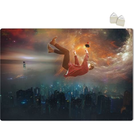 GIOCANDO NEL TEMPO - POSTER en PVC de 3 mm - Dimension : 70x100 cm