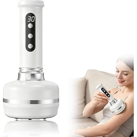 Masseur Anti Cellulite, Dispositif De Grattage Masseur Électrique, 12 Niveaux Appareil Massage cellulite, Appareil de Gua Sha à Usage Domestique, Massage du Corps Entier, Gua Sha, Cupping (1/5)