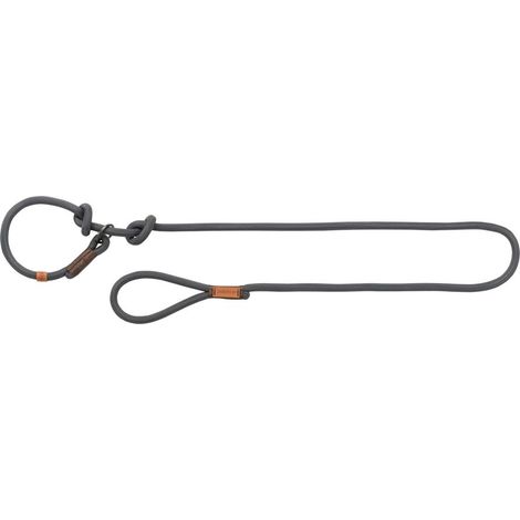 Be Nordic guinzagio con semistrangolo: S-M: 1.7m/diametro 8mm grigio scuro/marrone (1/3)