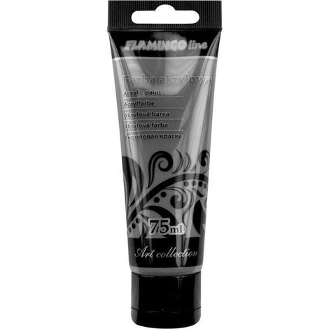 Peinture acrylique 75 ml, graphite nacré 120 g/m²