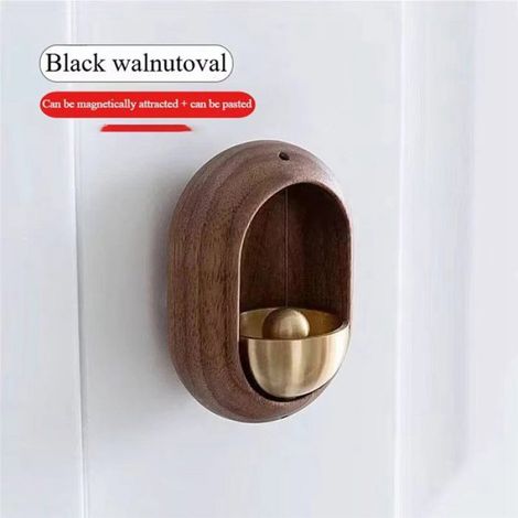 3X Dopamine Cloche de Porte D'Entrée Japonaise en Bois Carillon Éolien Décoratif Sans Fil pour Oiseaux Décoration D'Intérieur (1/5)