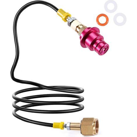 Tuyau adaptateur CO2, connecteur rapide de bouteille de Soda, (1/5)