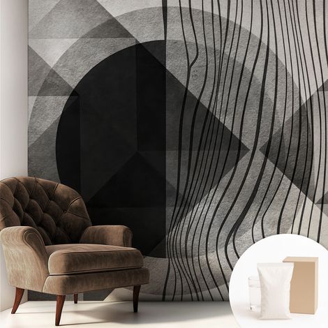 Carta Da Parati - Murale Alla Moda Decorazione - Camera Da Letto - Con Colla Gratuita Forme astratte 250x250 cm (1/5)