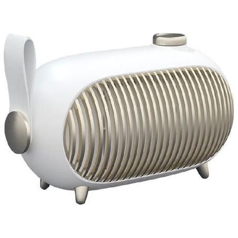 Chauffage d'appoint Silencieux 1000W blanc