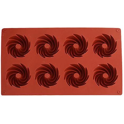 Moule à pâtisserie en silicone (1 pièce) pour la confection de muffins, brownies, beignets, gâteaux, puddings, glaçons, gelées, etc. (1/5)