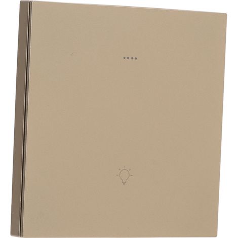 Intelligenter Schalter mit Sprachtimer, Steuerung per Mobil-App, Gehäuse aus ABS und PC für TUYA ZigBee AC 100–240 V, goldfarben (1/5)