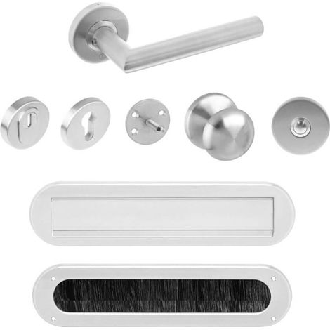 Kit de porte avant Vurano Protection contre la traction à noyau rond en acier inoxydable - 0035.405790 (1/3)