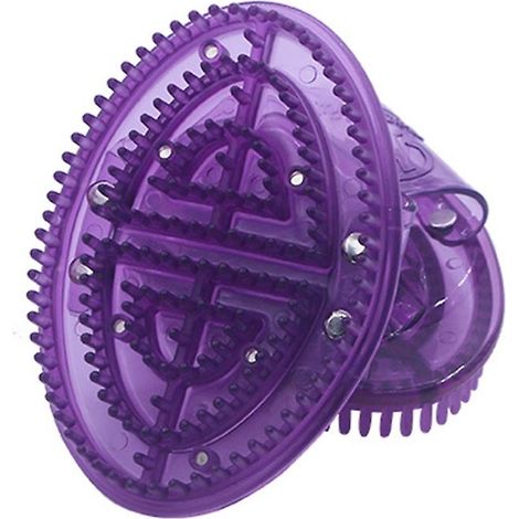 Adjustable ic massage brush for relaxation suitable for office workers athletes universal purple