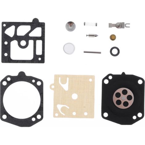 Kit carburateur adaptable Walbro K22-HDA Inclus joints, membranes, filtre Compatible avec Alpina, Dolmar, Husqvarna, (1/4)