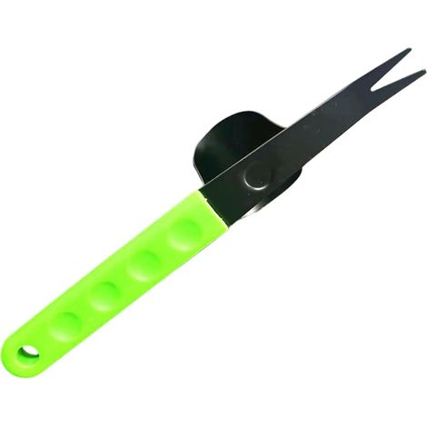 Outil de dsherbage portable pour jardin vert et noir (1/5)