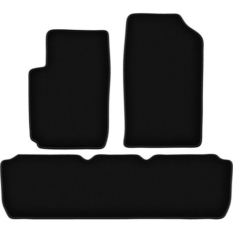 Tapis de sol basiques en velours noir pour : Citroën Xsara Picasso monospace (1997-2010) (1/5)