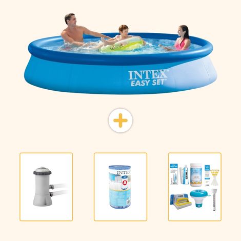 Intex Piscine Easy Set Ronde - 366x76 cm - 4-pièces  S22415 (1/5)