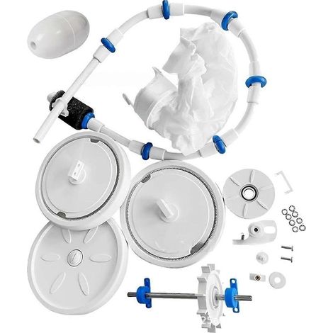 Kit di manutenzione e revisione per pulitori per piscine Polaris 180 e 280, ruote incluse, in perfette condizioni.