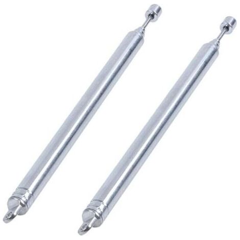 2PCS 7 Section AM Radio, FM, Antenne D'Extension TV 66CM Long (1/4)